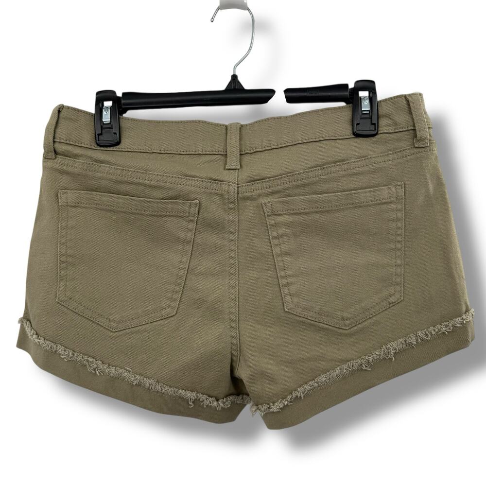 NEW Celebrity Pink Regeneration Green Shorts Size 13 / 31 Distressed Frayed NWT - Picture 4 of 7